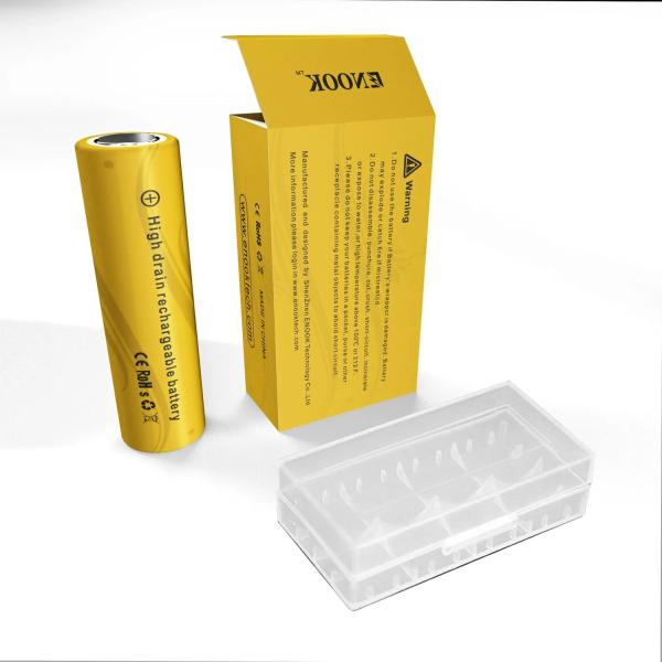 Classe AAA 18650 Bateria de íons de lítio 3.7V 2200mAh 40A recarregável