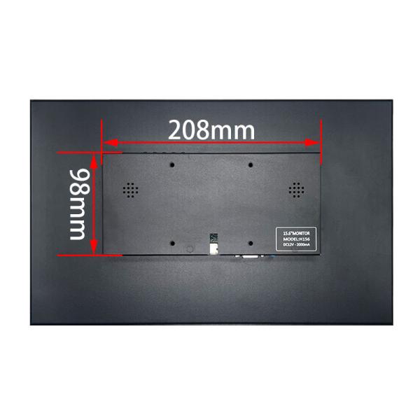 15.6-inch HDMI LCD Portable Monitor HD Resolution 1920*1080 dots for Industrial Control Security Surveillance