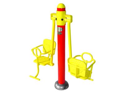 outdoor playground galvanized steel swivel chair-ET-E06