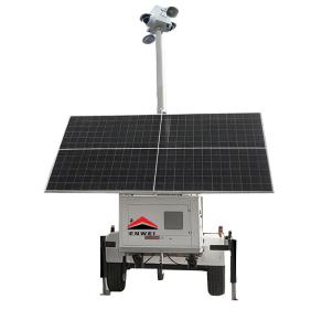 低電力消費 太陽光発電 5G カメラ監視トレーラー