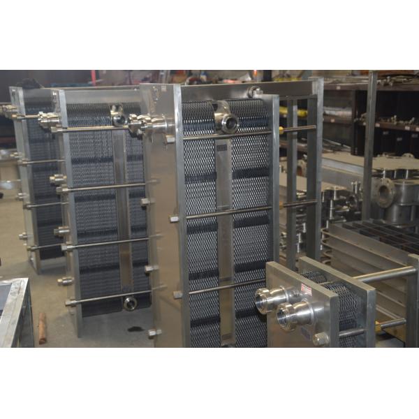 Теплообменник для молочной плиты из нержавеющей стали для максимального рабочего давления 0,7 мПа