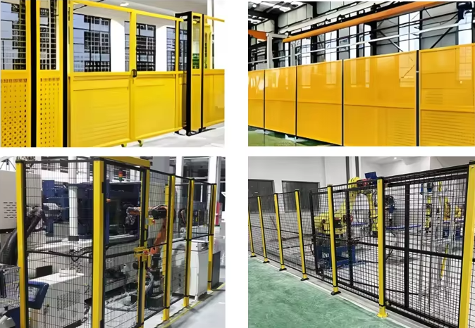 Workshop Protection Robot Safety Fence Metal Wire Mesh 2 Meters Height