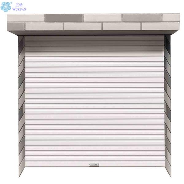 Aluminum 50mm 80mm 90mm 130mm Hurricane Industrial Garage Roller Up Doors Shutter Doors