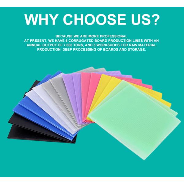 доска Pp полипропилена 1.5mm-30mm неубедительная гофрировала пластиковый лист