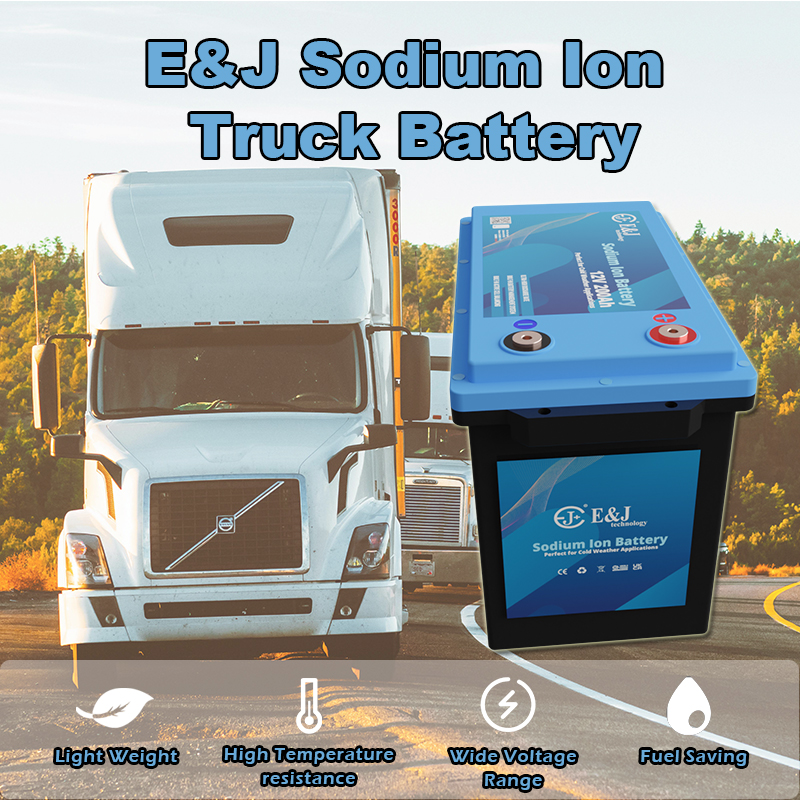 12V 200Ah Prismatic Sodium Air Battery 2480Wh For Semi Trucks Air Conditioner System