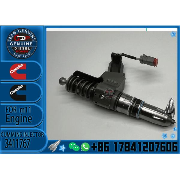 Used  N14 Engine Spare Parts Common Rail Injector 3411764 3411767 Diesel Engine Machinery Repair Shops 6 Months W