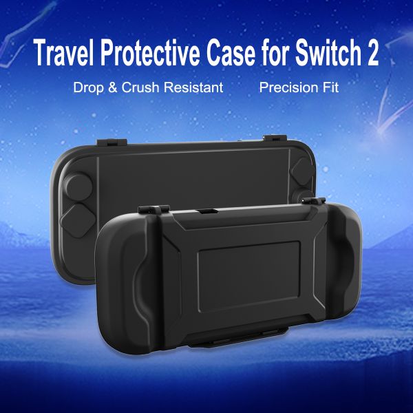 【Max Protection】 Shockproof PC Case for Nintendo Switch 2 Heavy-Duty Hard Storage