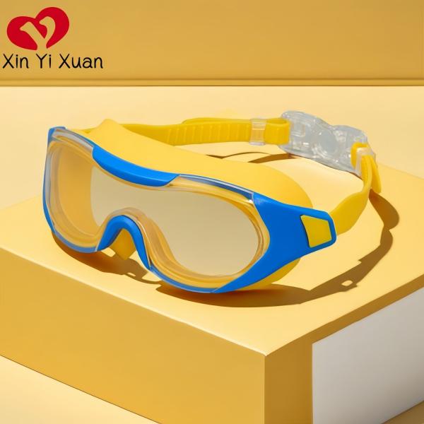 Fashionable Fog Resistant Swimming Goggles For Kids High Definition Ergonomic Design