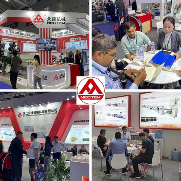 200 кг/ч Линия экструдера из пластика с ПЛК и 1200 мм винтом