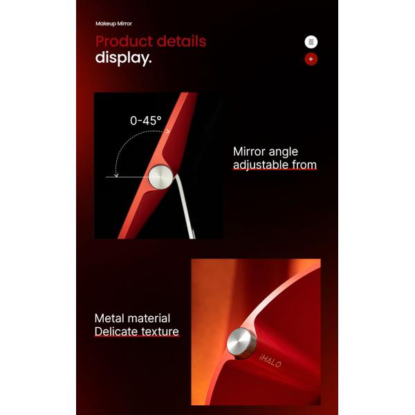 Infinitely Dimmable High Color Rendering LED Mirror for Bathroom on Birthday Occasion