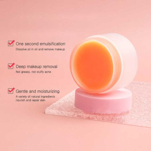 OEM / ODM Face Make up Remover Facial Makeup Remover Cream Lip & Eye Makeup Removing Balm Bulk