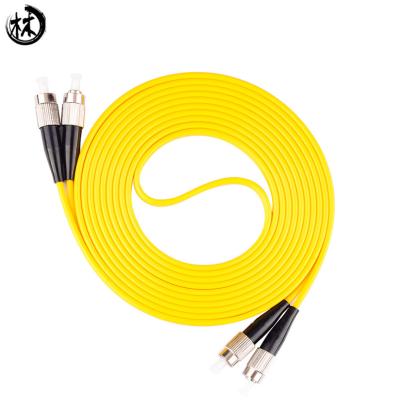 Força de alta elasticidade do cabo de remendo da fibra ótica de LC-LC UPC DX para a telecomunicação