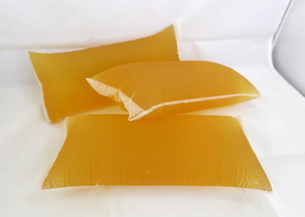 Pillow Shape Hot Melt Pressure Sensitive Adhesive For Industrial Tapes Courier Sealing Bags