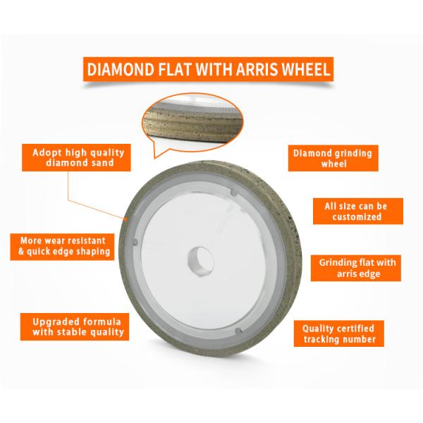 Sintered Technique Metal Grinding Wheel For Grinding Glass / CNC Machine