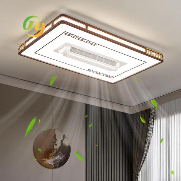 SENKAI Новый китайский стиль вентилятор лампа гостиная Гинкго декоративная лампа Новый креативный умный невидимый гостиная спальня