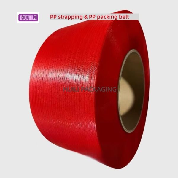 Automatic PP packing belt 5-19mm environmentally friendly PP packing strap for use with cardboard boxes