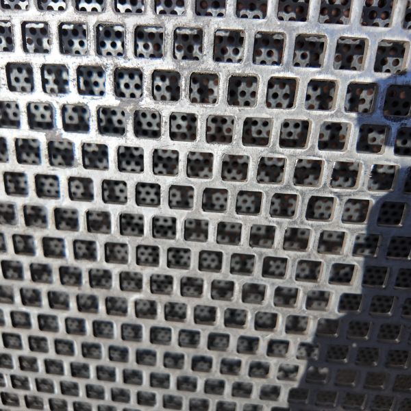 Square Hole Perforated Metal Sheet 10mm*10mm  Powder Coating Brushed Pickling Surface Treatment