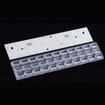 Linha PWB da precisão do módulo do diodo emissor de luz de DC66V 33PCS 20W do trilho 55*280mm