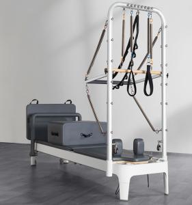 Semi Elevated Pilates Core White Bed Customized Aluminum Alloy Fitness Shaping