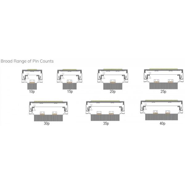 40PIN To 30PIN LVDS Cable Assembly Connector 20345 040T 32R to DF13