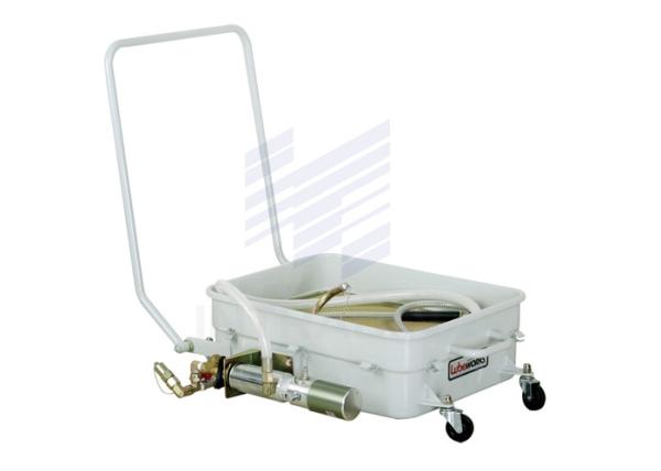 17gal Waste Oil Drain Cart For Vehicle With 1 / 1 Oil Pump 1 / 2 BSP Connection