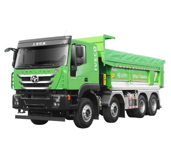 2023 SAIC Hongyan H6 Electric Tipper Truck EV Mining Transportation Heavy Truck Rear Camera 360° Drive type 8X4 Chinese