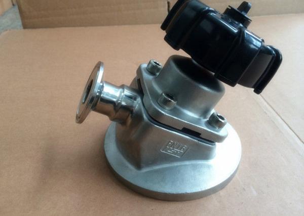 Aseptic Sanitary Diaphragm Valves Tri Clamp Tank Bottom Valve With Low Turbulence
