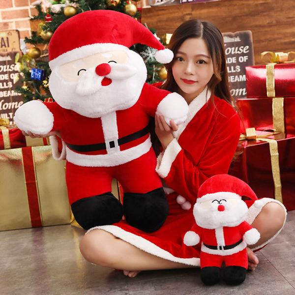 Soft Huggable Delicate Touch Animated Plush Christmas Toys 50cm Big Santa Claus Delightful Cuddly Gift