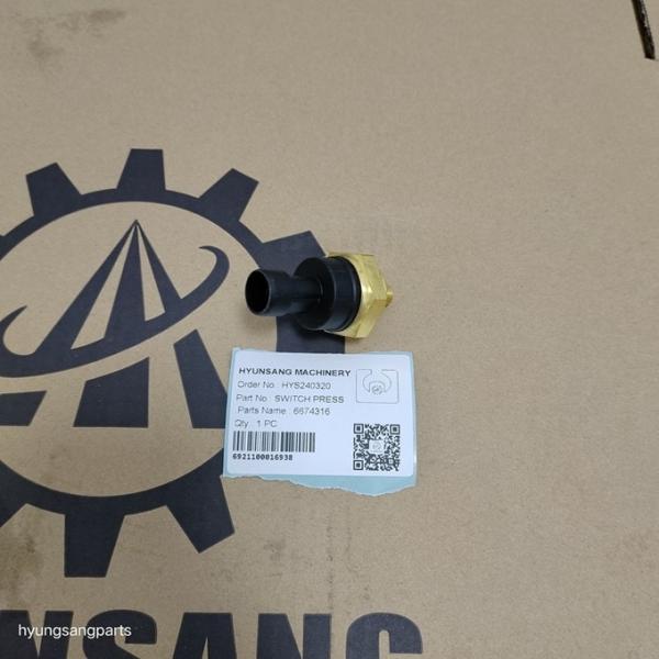 Hyunsang Spare Parts Good-quality Hydraulic Oil Pressure Switch 6674316