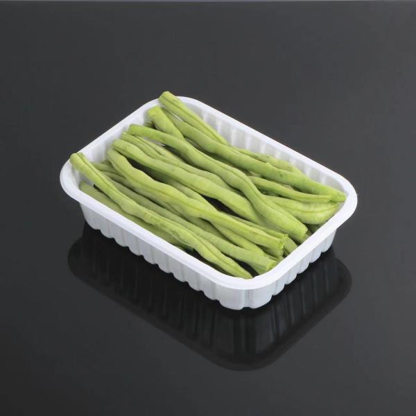 Hengmaster Disposable PET Plastic Food Square Meat Tray White