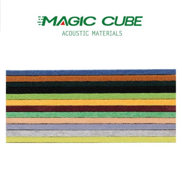 Eco Friendly Polyester Fiber Acoustic Panel Heat Insulation For Gyms