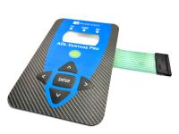 Commutateur à membrane d'impression LCD graphique à couche de poche avec LED pour boîtier médical