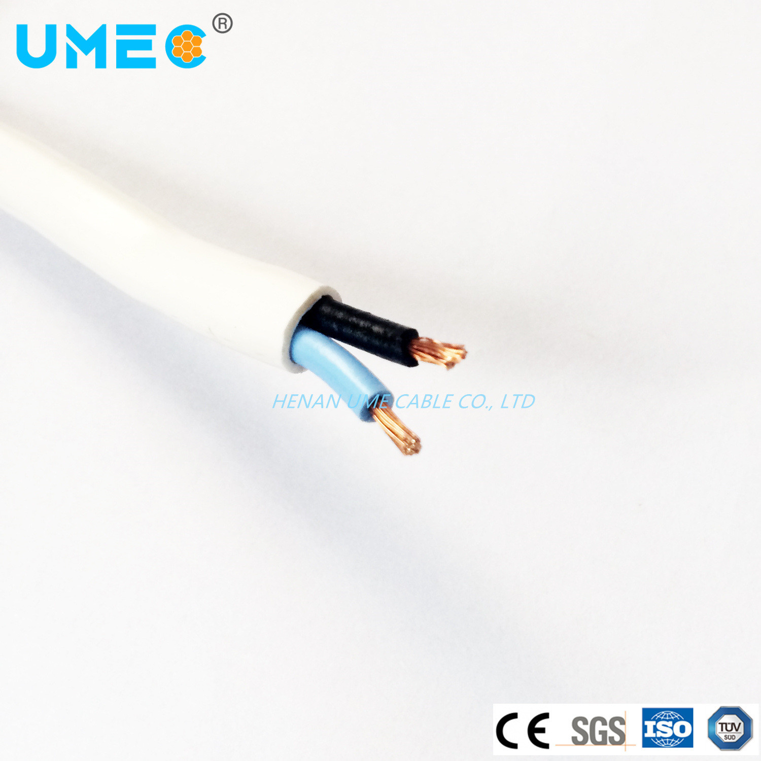 Кабель IEC H03vvh2-F 0,75*2core 1,5mm2*2c из хорошо известного с медным или алюминиевым проводником