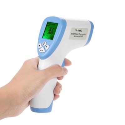 Arma Handheld da temperatura da exposição do LCD, termômetro infravermelho portátil