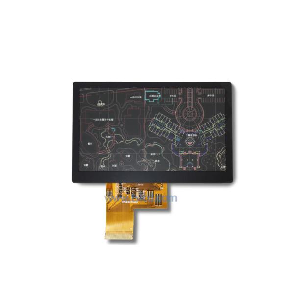 High Brightness Ips 4.3 Inch Touch Screen 480xrgbx272 Resolution 4.3 Inch 24bits