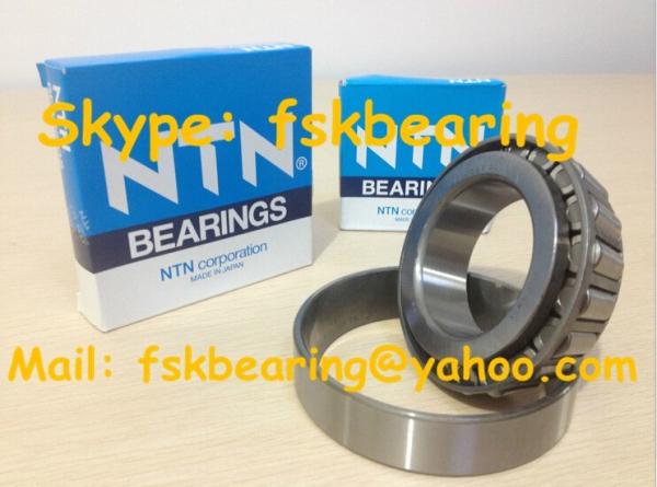 NTN Brand Steel Cage Tapered Rolling Bearing Chrome / Carbon / Stainless Steel