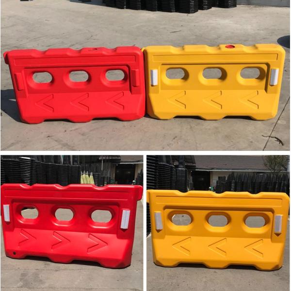 Строительная площадка Пластиковый дорожный барьер Настроенный на заказ Водонаполненный барьер