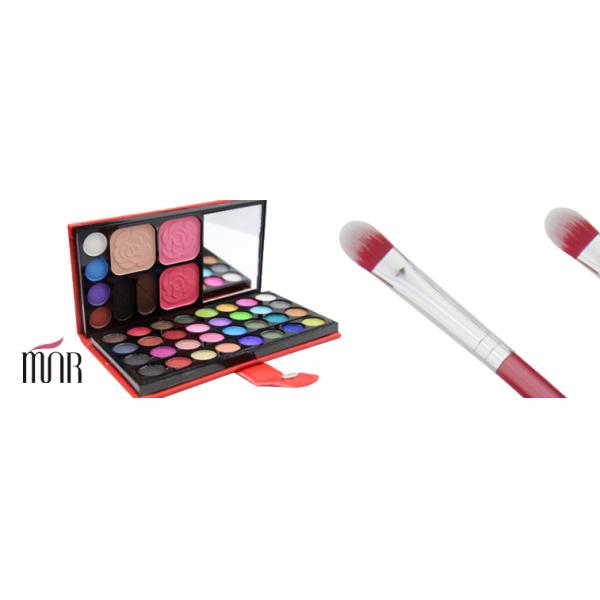 Pink Single Nylon Hair Round Eyeshadow Tapered Blending Makeup Brush
