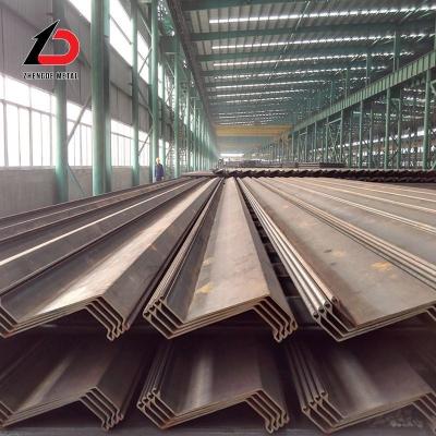 Hot Rolled Steel Sheet Pile U/Z Type Construction Usage Low Carbon Mild Steel Sheet Pile
