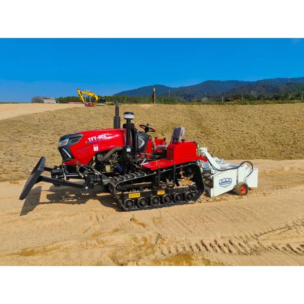 800KG Beach Sand Cleaning Machine Sweeper Tractor for Environmental Beach Maintenance