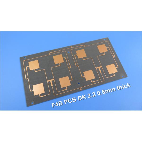 PCB PTFE высокочастотный с 0.5mm толстым с золотом погружения