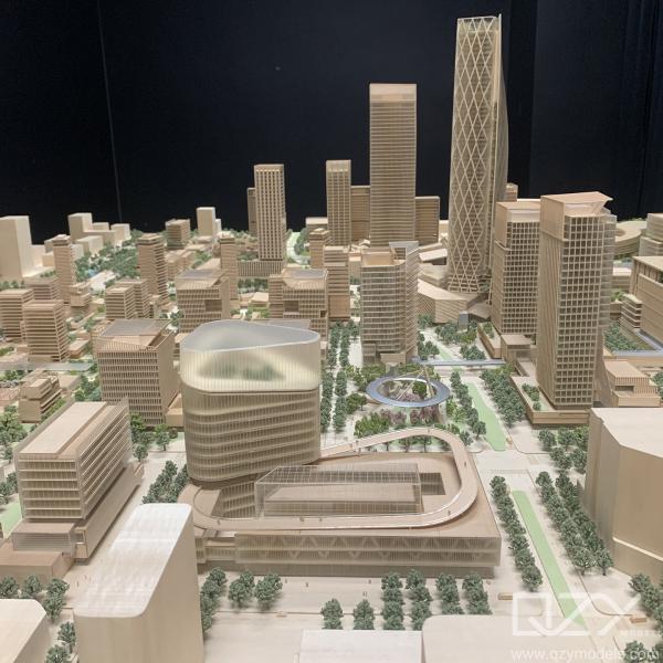 Aecom Physical Architectural Scale Model Maker Wooden Master Plan Model OEM