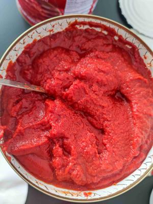 Style Canned Tomato Paste from with Fruit Addtives