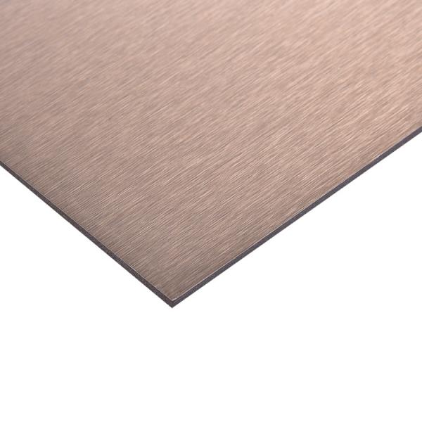 Resistente a arranhões 2440mm Painel de alumínio composto escovado impermeável