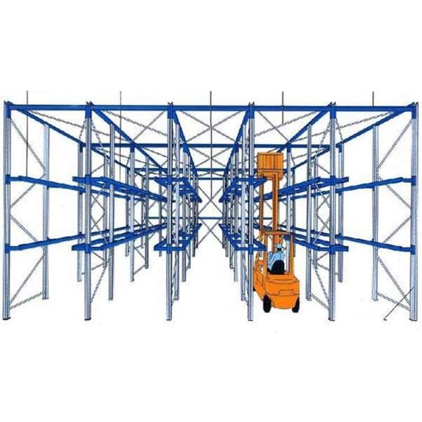 Warehouse Storage Customized Drive In Racking System Powder Coated Finish