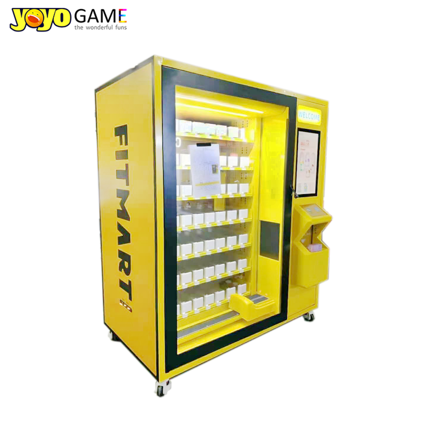 Blind Box Vending Machine Track-Type XY-Axis Dispensing Touchscreen Control for Figurine Retail