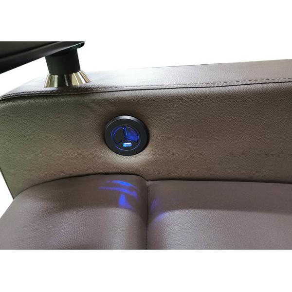 Стул Recliner USB кожаной софы театра кино современный