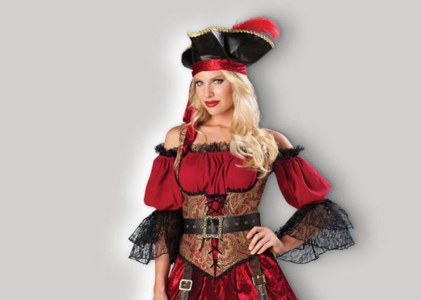Swashbucklin Scarlet 1087 Custom Cosplay Halloween Adult Costumes  For Christmas Party