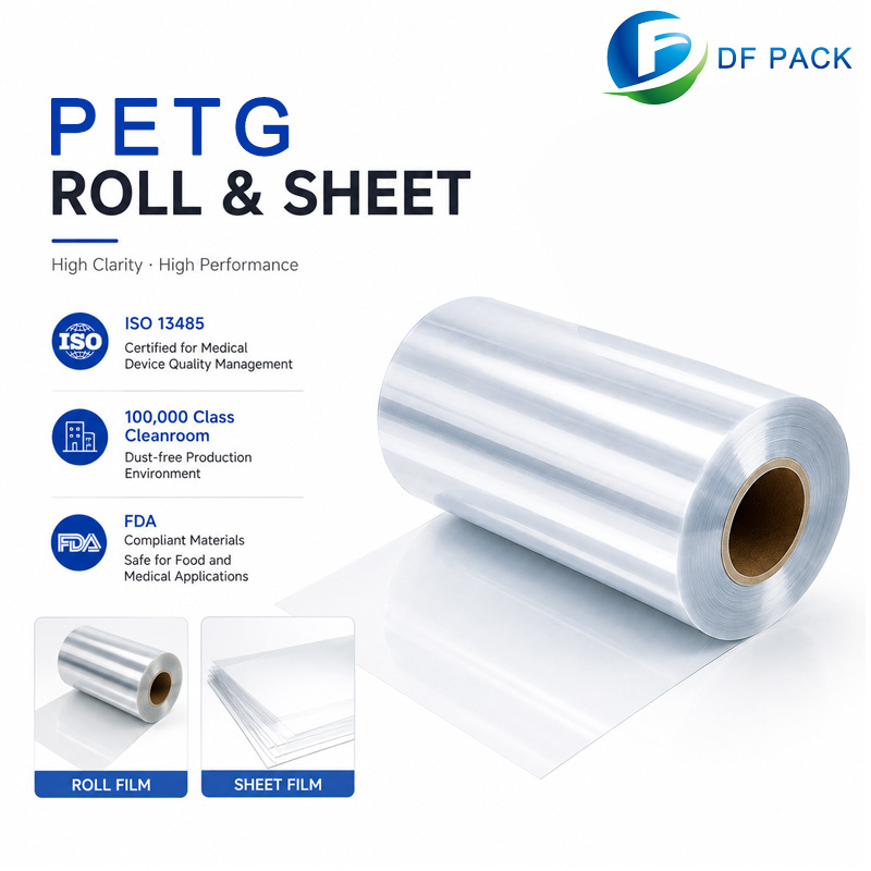 Moisture Proof Antistatic PET Plastic Sheet with Customized Thickness for Thermoforming and Blister Packaging