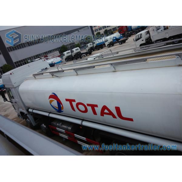 Howo 8x4 Sinotruk Fuel Chemical Tanker Truck , 310HP Carbon Steel Tanker Truck